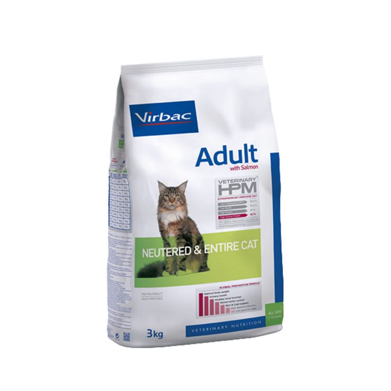 VIRBAC HPM ADULT CAT SALMON NEUTERED & ENTIRE1