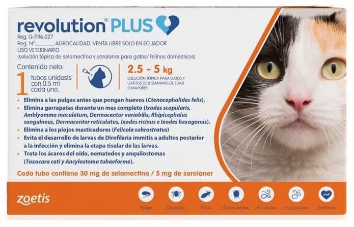 REVOLUTION PLUS GATO 2.5 - 5 KG1