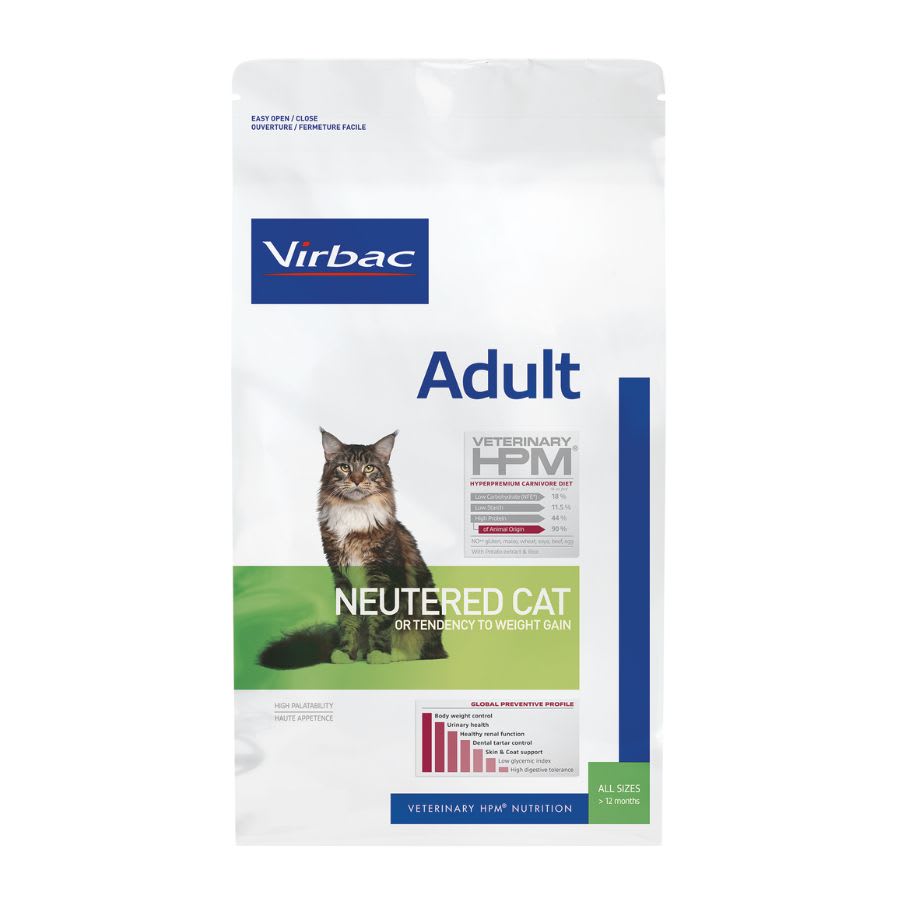 VIRBAC HPM ADULT NEUTERED CAT 7 KG1