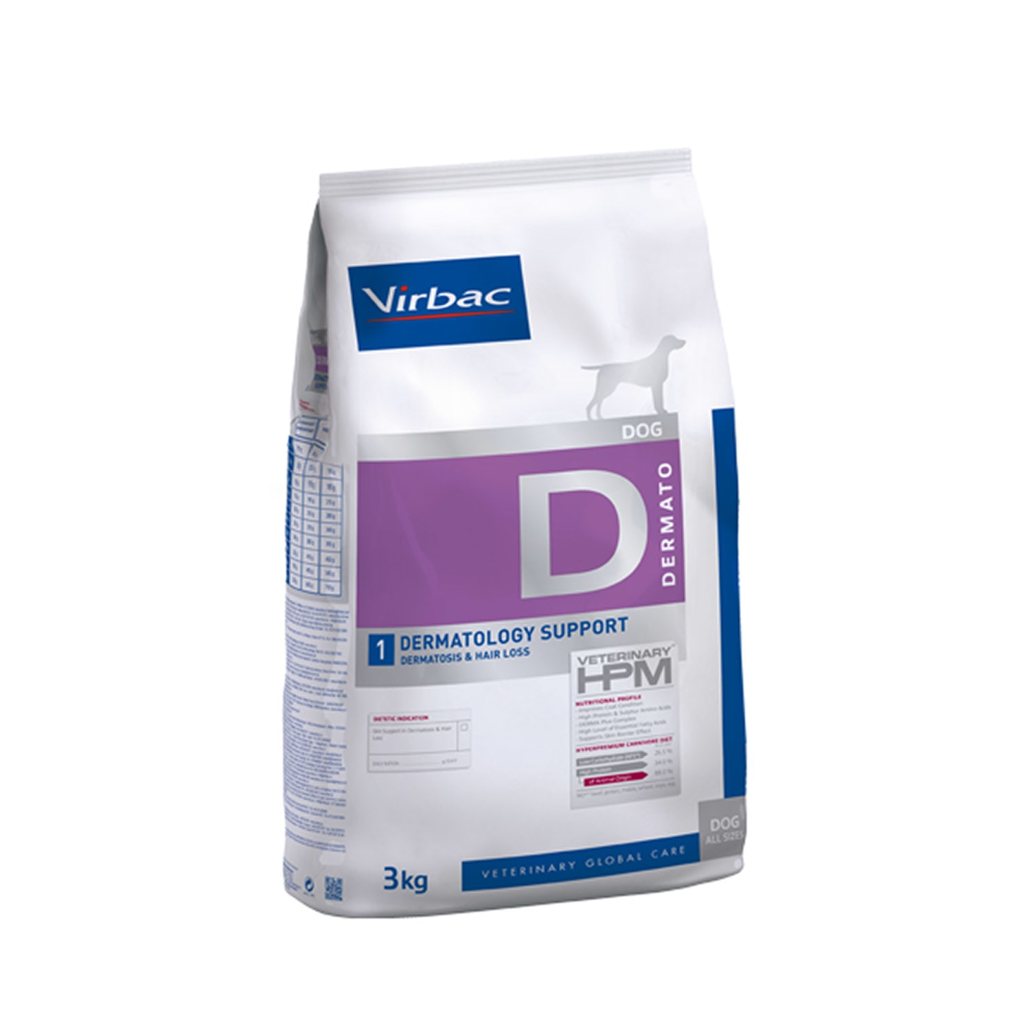 VIRBAC HPM DOG DERMATOLOGY SUPPORT 12 KG1