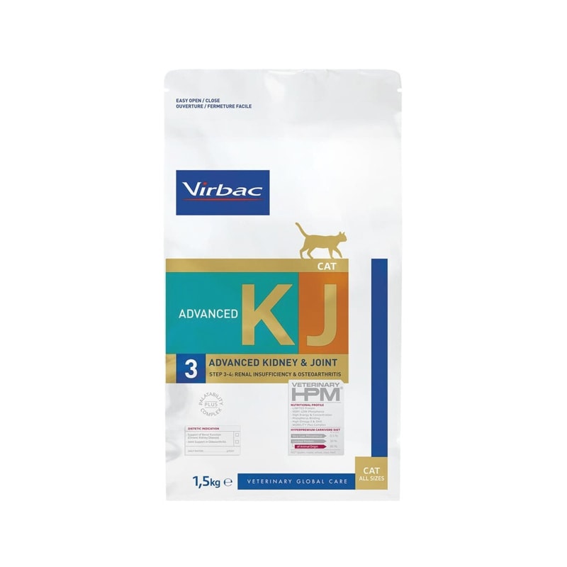 VIRBAC HPM CAT ADVANCED KIDNEY & JOINT (PASO 3) 1.5 KG1