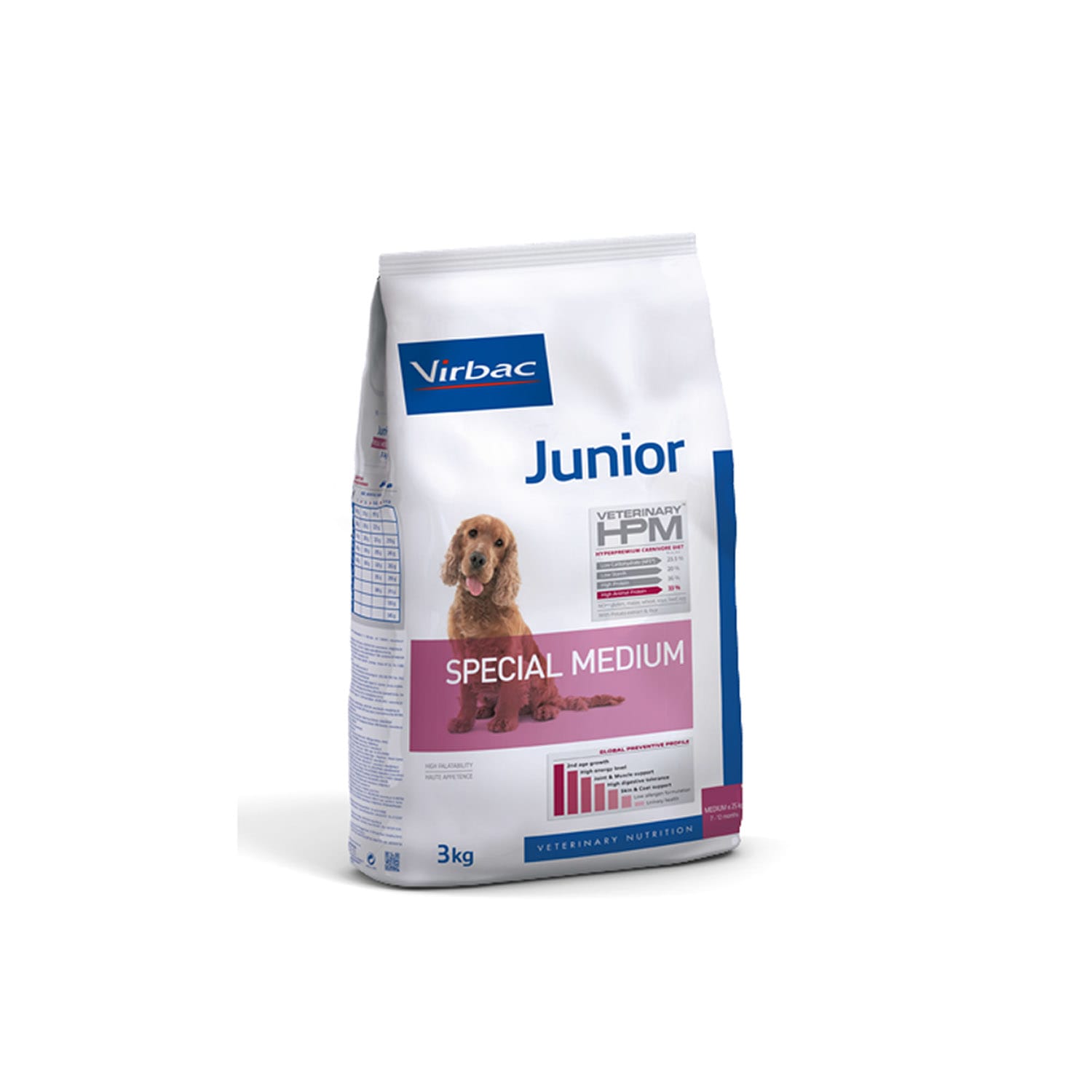 VIRBAC HPM JUNIOR SPECIAL MEDIUM 12 KG1