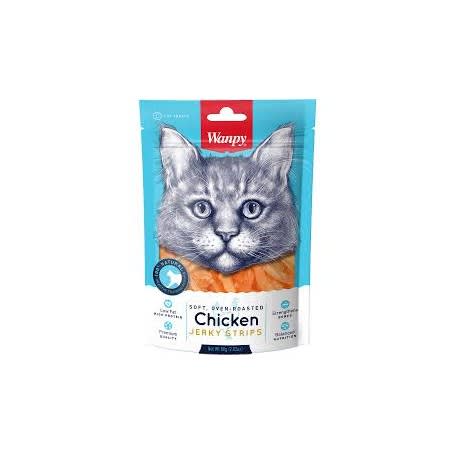 WANPY SOFT CHICKEN JERKY STRIPS PARA GATOS1