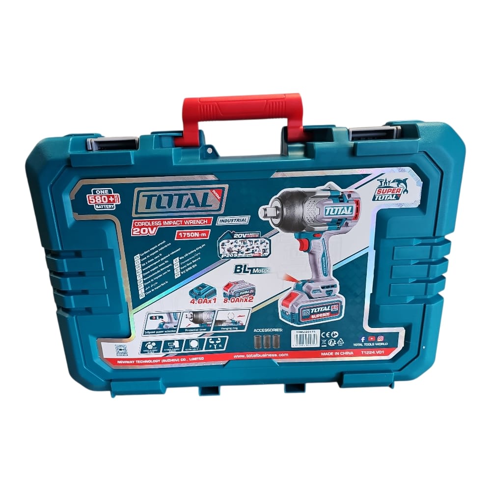 KIT PISTOLA DE IMPACTO TOTAL 1750NM TIWLI20175 | Car and Truck Ltda