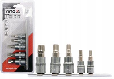 SET DADOS IMBUS SPLINE 5PZS YATO YT-043601