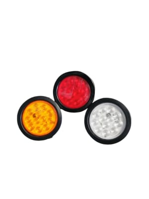 FAROL TRASERO 4 PULGADAS GOMA LED 12/24V CON ENCHUFE