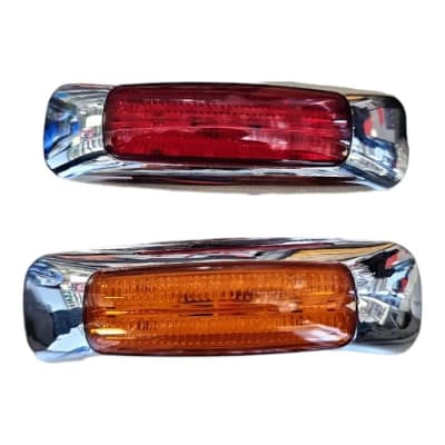 FAROL LATERAL CROMADO 12LED 12/24V