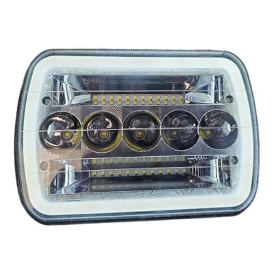 OPTICO LED RECT. CROMADO 3 FUNC.
