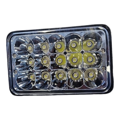 OPTICO LED RECT. PEQUEÑO CROMADO BASICO