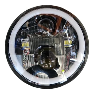 OPTICO LED REDONDO PEQUEÑO BLACK 4 FUNC.