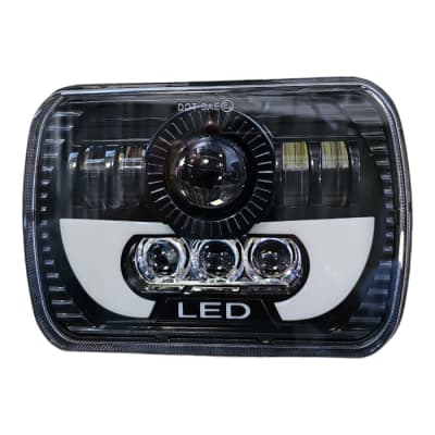 OPTICO LED RECT. BLACK PREMIER 3FUNC.