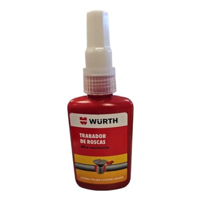 TRABA ROSCA ALTA RESISTENCIA WURTH 50ML | Car and Truck Ltda