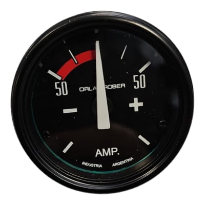RELOJ AMPERIMETRO -50 A +50 OR NEGRO