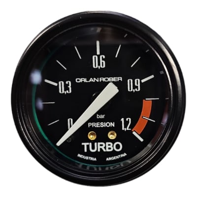 RELOJ TURBO 1.2 BAR NEGRO ORLAN ROBER 52MM1