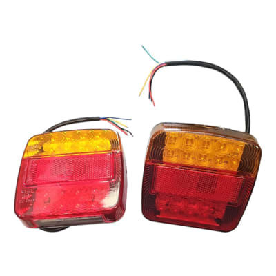 JUEGO FAROL TRASERO MINI CARRO ARRASTRE 12/24V