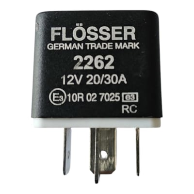 RELAY FLOSSER 2262 12V 20/30AMP 5 PATAS