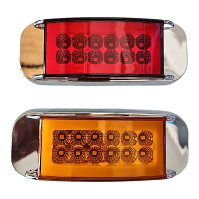 FAROL RAMPLA CON HALO Y CROMADO LED PREMIER 15X6CM 12/24V
