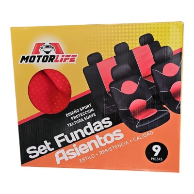 FUNDA TAPIZ MOTORLIFE DEPOR ROJA