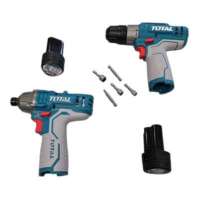 COMBO TALADRO + ATORNILLADOR 12V TOTAL TOSLI240586