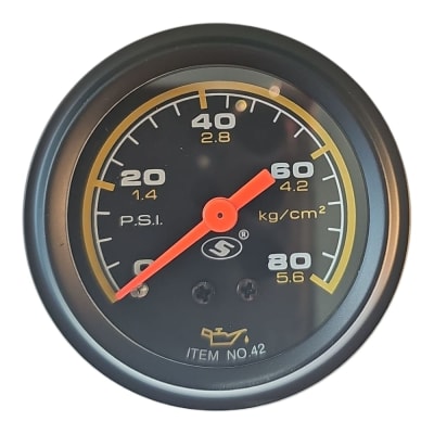RELOJ MECANICO PRESION ACEITE 80PSI TAIWAN