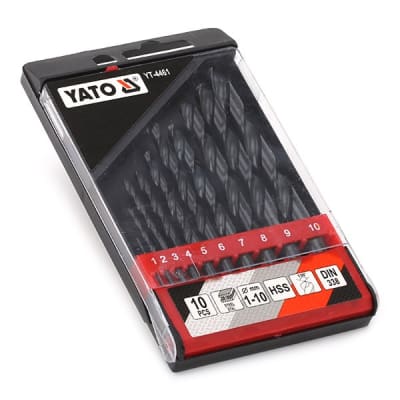 SET BROCA ACERO 10 PZS YATO YT-4461