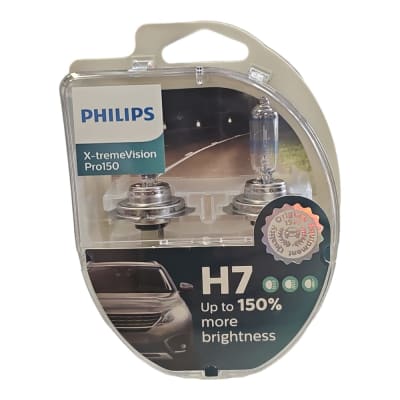 JUEGO AMPOLLETA H7 12V 55W PHILIPS XTREME VISION