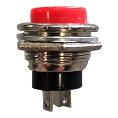 PULSADOR METALICO ROJO DNI 2191