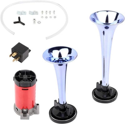 BOCINA AIRE ELECTRICA 2 CORNETA CROMADA1