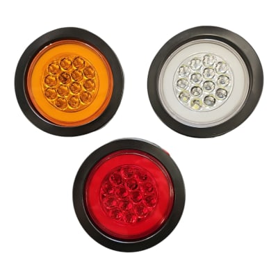 FAROL 4PG LED HALO C/GOMA 12/24V