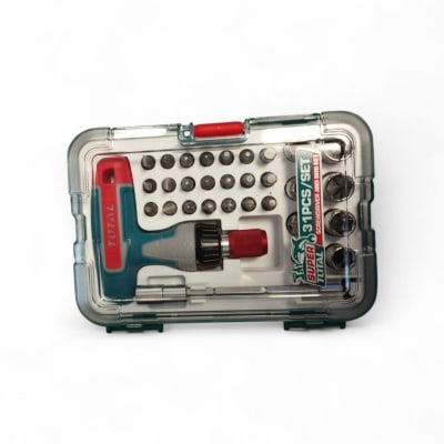 SET DESTORNILLADOR MANGO TIPO T 31 PIEZAS TOTAL TACSD303161