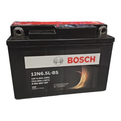 BATERIA MOTO 6.5AH BOSCH 12N6.5L-BS PD