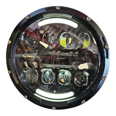 OPTICO LED REDONDO BLACK DOBLE C