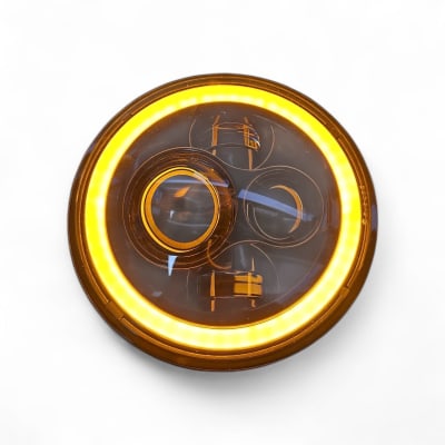 OPTICO LED REDONDO 7 PULGADAS BLACK HALO