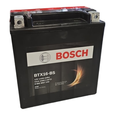 BATERIA MOTO 14AH BTX16-BS BOSCH