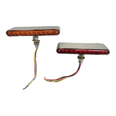 FAROL BARRA BICOLOR CROMADO PREMIUM 12/24V (UNITARIO)