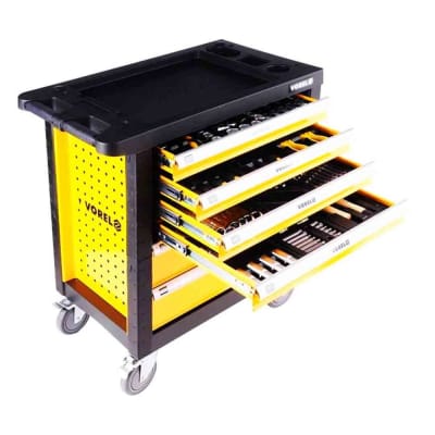 CARRO DE TRABAJO MOVIL VOREL C/HERRAMIENTAS 177PZS