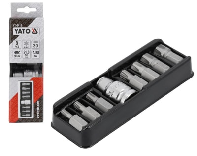 SET DADOS RIBE 3/8 CON ADAPTADOR YATO YT-0418