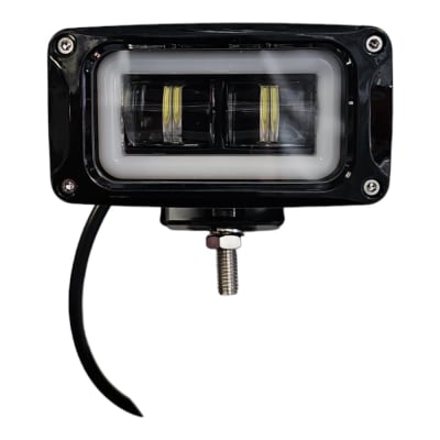 FAENERO LED RECTANGULAR HALO BLACK 12V
