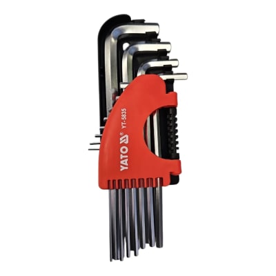 SET LLAVE ALLEN PULGADAS 12PCS YATO YT-5835