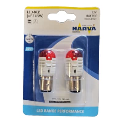 AMPOLLETA  2C P/D 21/5W NARVA RED CURVA