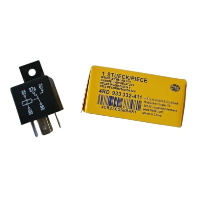 RELAY 24V 10/20AMP 5 PATAS 87A HELLA