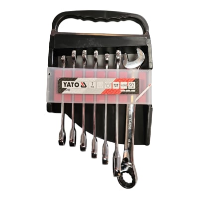 JUEGO LLAVES PUNTA CORONA CON CHICHARRA 7PCS YT-02081