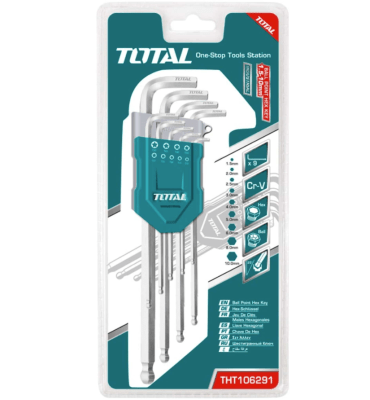 JUEGO LLAVE ALLEN PUNTA BOLA 9PCS TOTAL THT1062911