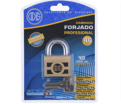 CANDADO ODIS FORJADO 750 46MM1