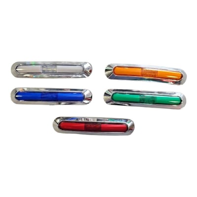 FOCO DELGADO CROMADO 17CM 12/24V1