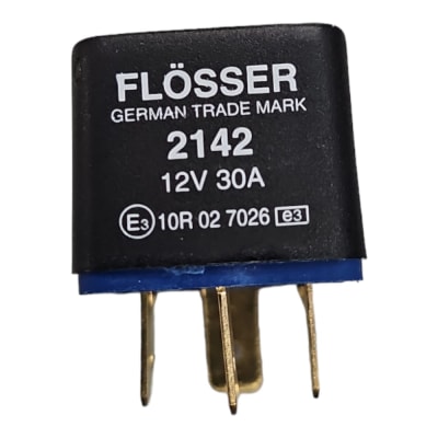 RELAY 4P 12V 30AMP INVERTIDO FLOSSER1