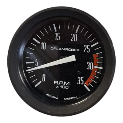 RELOJ TACOMETRO DIESEL 0-3500RPM 12-24V ORLAN ROBER1