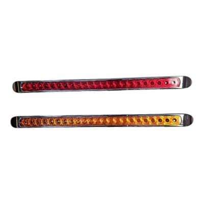 BARRA LED CROMADA CAMION 44CM 12/24V