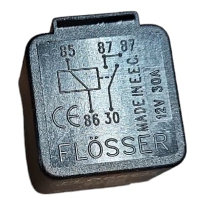 RELAY FLOSSER 2252 12V 30AMP 5 PATAS 87/87
