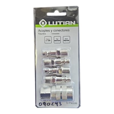 CONECTORES Y ACOPLE 5 PIEZAS LUTIAN